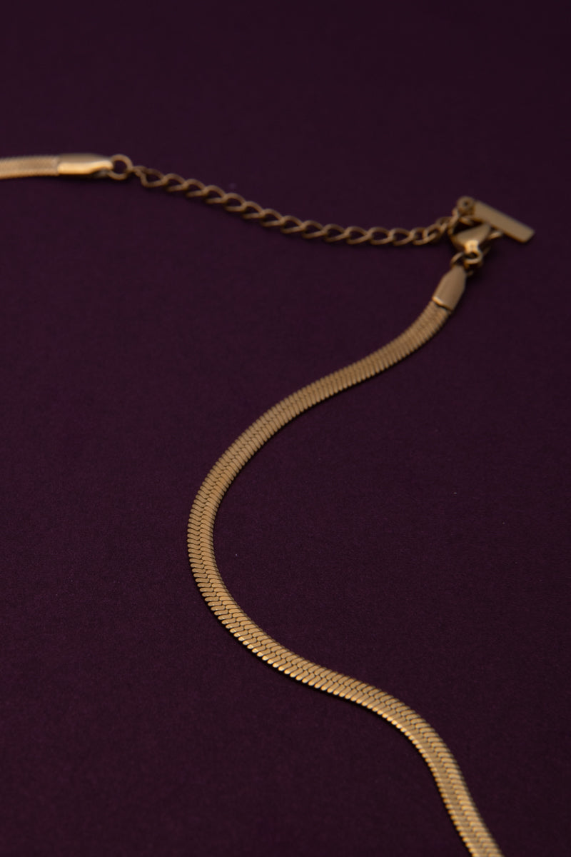 Everyday Snake Chain in gold