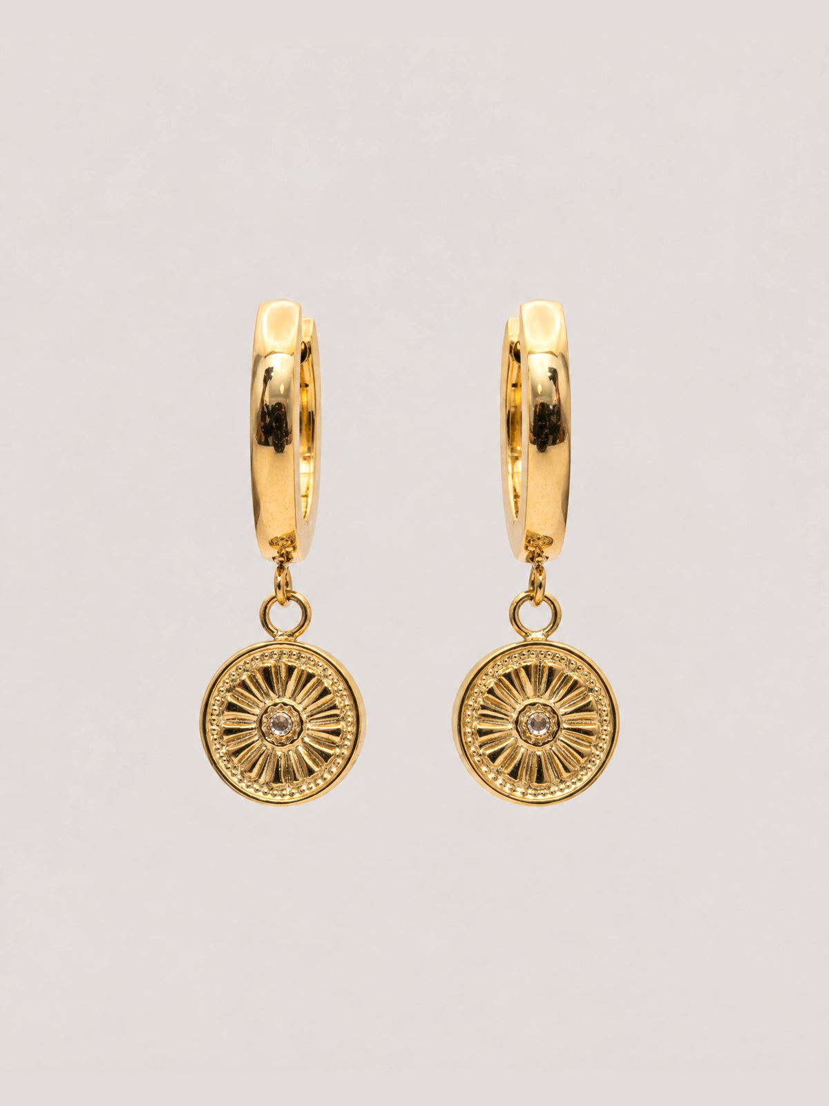 Flower Drop Hoops-1